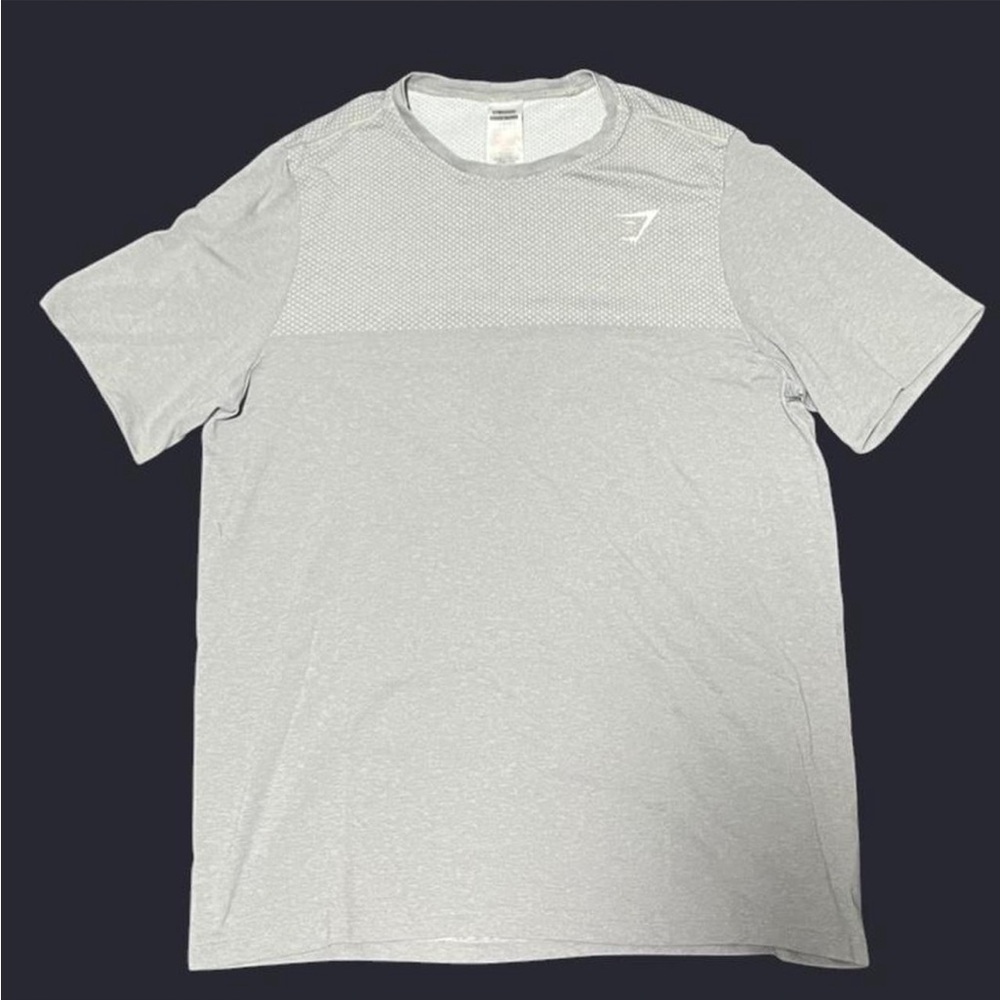 Gymshark Light Gray Short Sleeve Tee